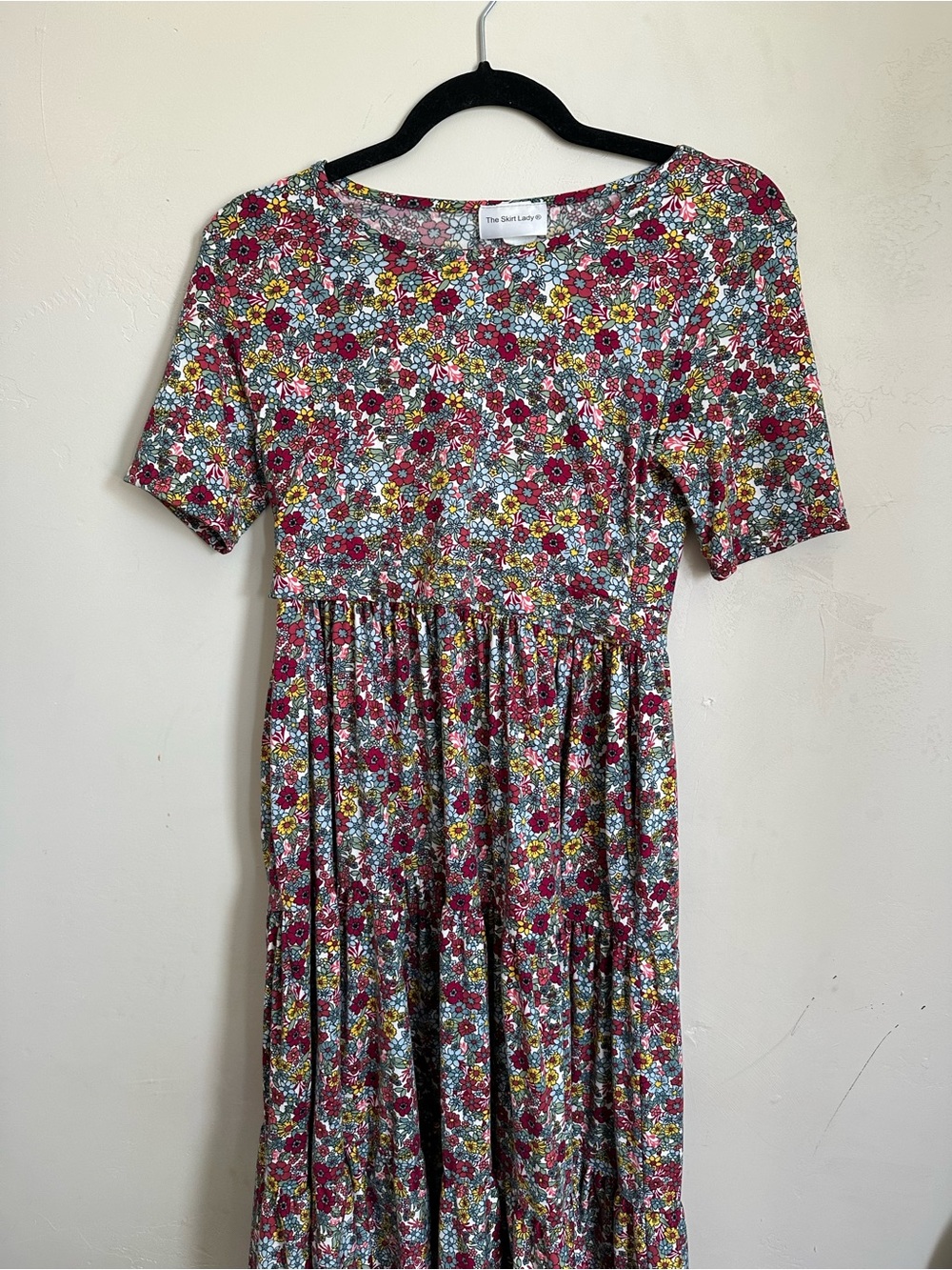 Floral Midi Nursing Dress